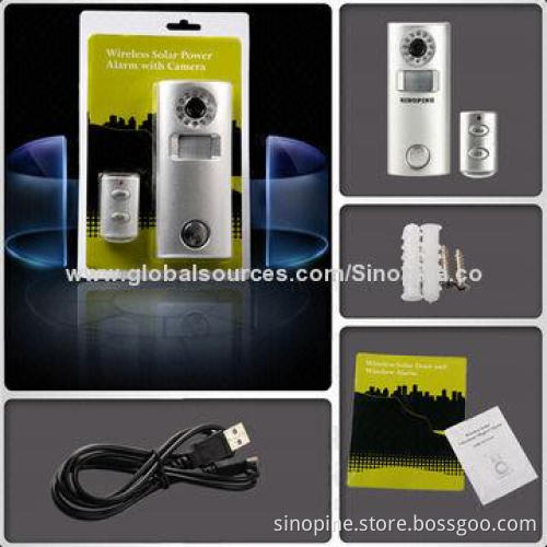 Wireless Remote Control PIR Detection New Home Alarm with Camera